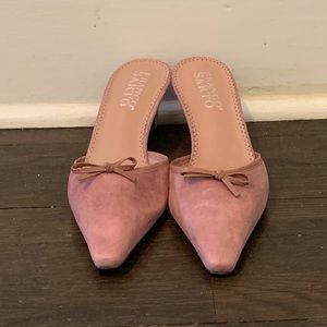 NWOT Franco Sarto Heeled Mules